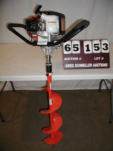 Source One gasoline auger with 8&qu...