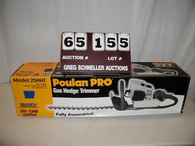 Poulon Pro gas hedge trimmer, model...