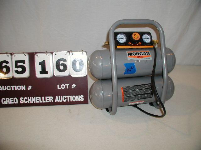 Morgan air compressor, 2 gallon twi...