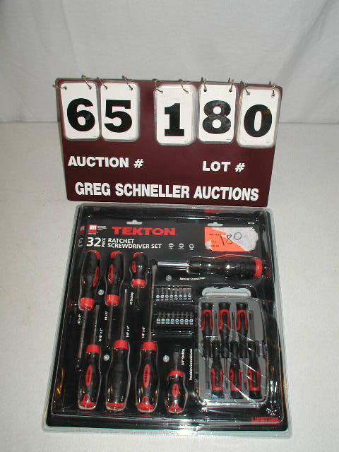 Tekton 32 pc ratchet screwdriver se...