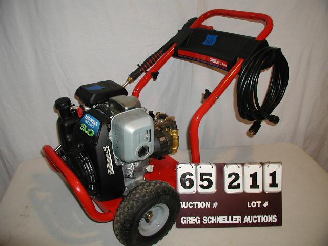 Pressure washer, 2450 psi, 5 hp Hon...