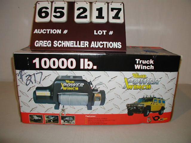 Wood Power 10,000 lb truck winch, 3...