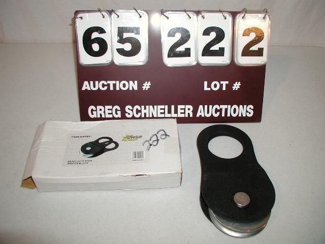 Heavy duty 8 ton snatch block....