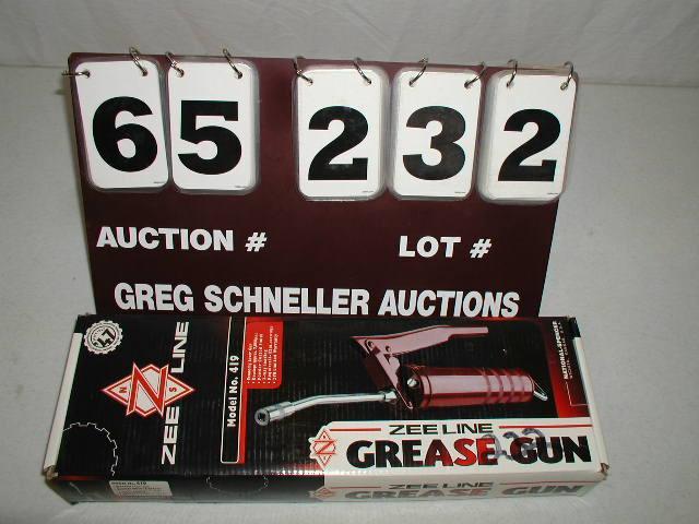 Zee Line grease gun lever develops ...