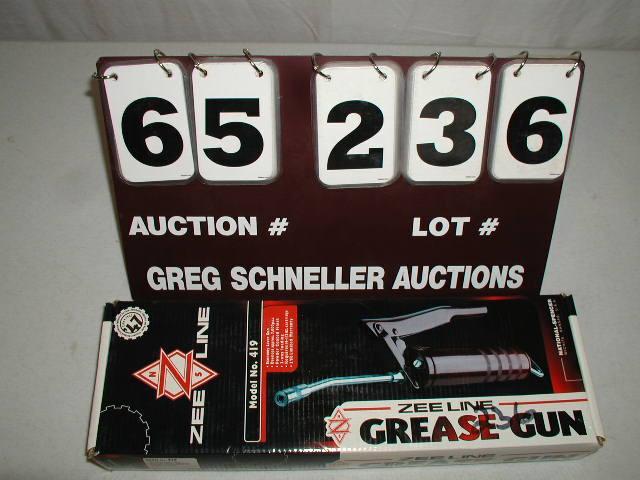 Zee Line grease gun, lever action, ...