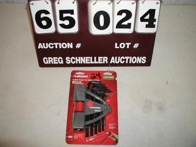 Husky 13 pc metric hex wrench set, ...
