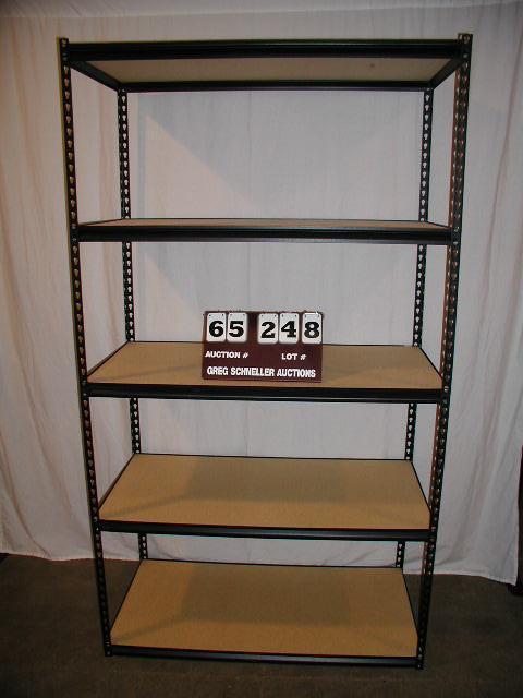 Steel shelving, 48&quot x 24&quot...