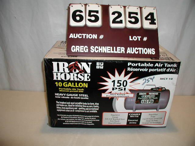 Iron Horse portable air tank, 10 ga...