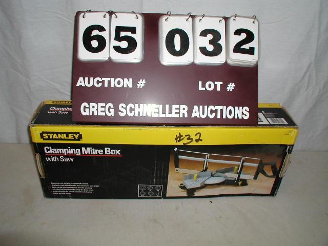 Stanley Clamping Mitre Box with saw...