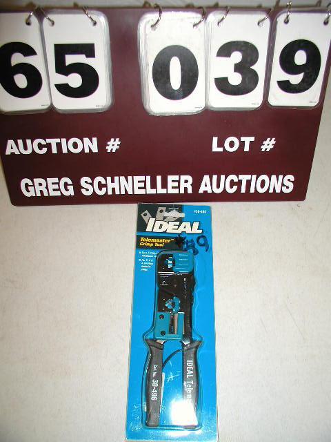 Ideal telemaster crimp tool, model ...
