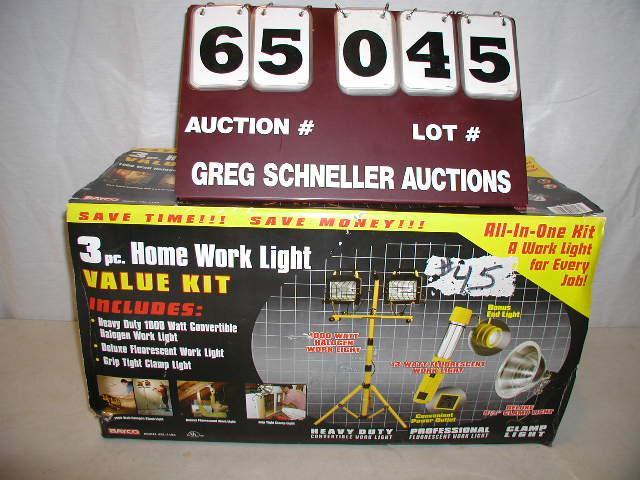3 pc Home Work Light Value Kit, a w...
