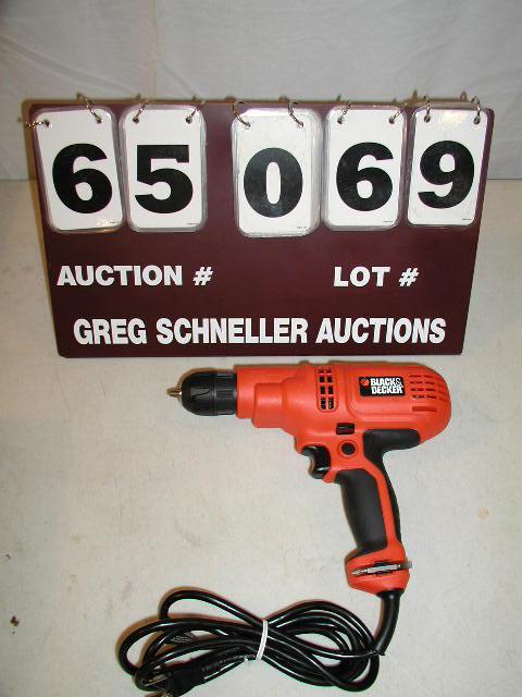 Black &amp Decker 38&quot drill...