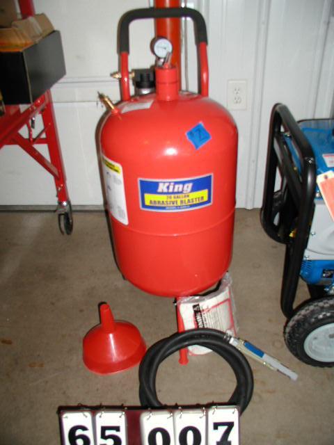 20 gallon abrasive blaster, model #...