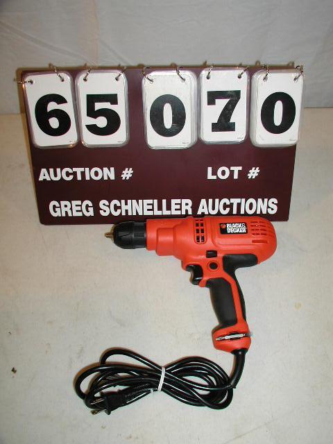 Black &amp Decker 38&quot drill...