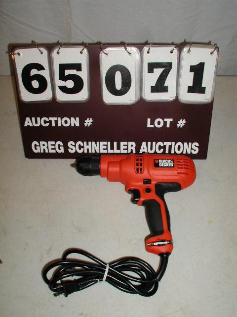 Black &amp Decker 38&quot drill...