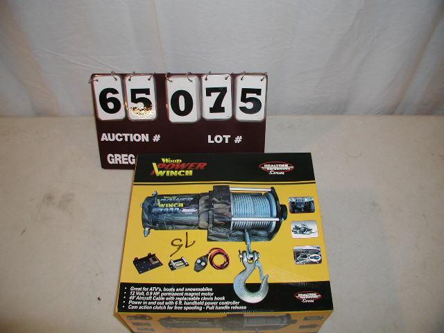 Wood Power Winch, Realtree 2000 lb,...
