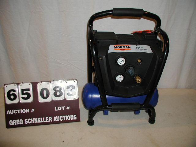 Morgan 2 gal air compressor, 1 hp, ...
