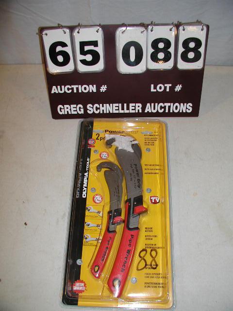 Olympic Tools 2 pc power grip wrenc...
