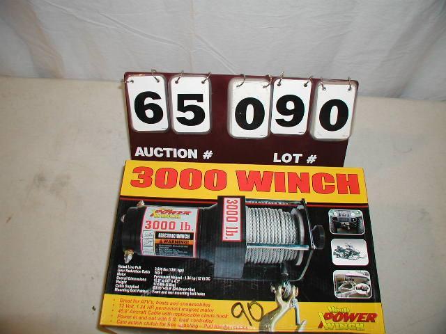 Wood Power WINCH 3000 LB, 12 volt, ...