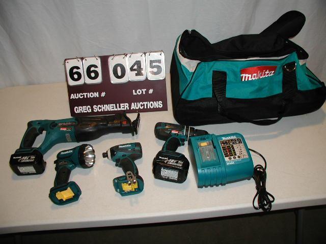 Makita 18 volt Lithium-ion 4 piece ...
