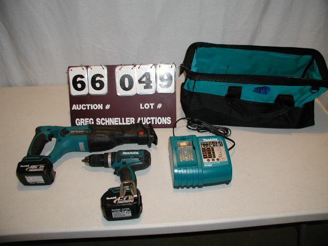 Makit 18 volt 2 piece kit, lithium-...