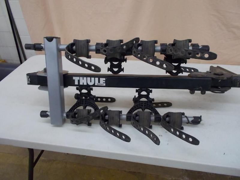 lot 11 image: Thule bicycle pack for rear of bike...