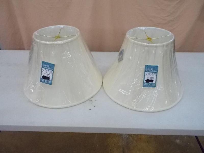 lot 5 image: 2 brand new lamp shades by Imperial...
