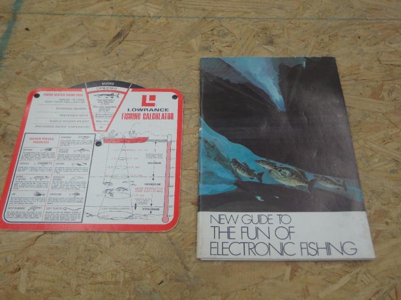 Vintage Lowrance Guide Book &amp S...