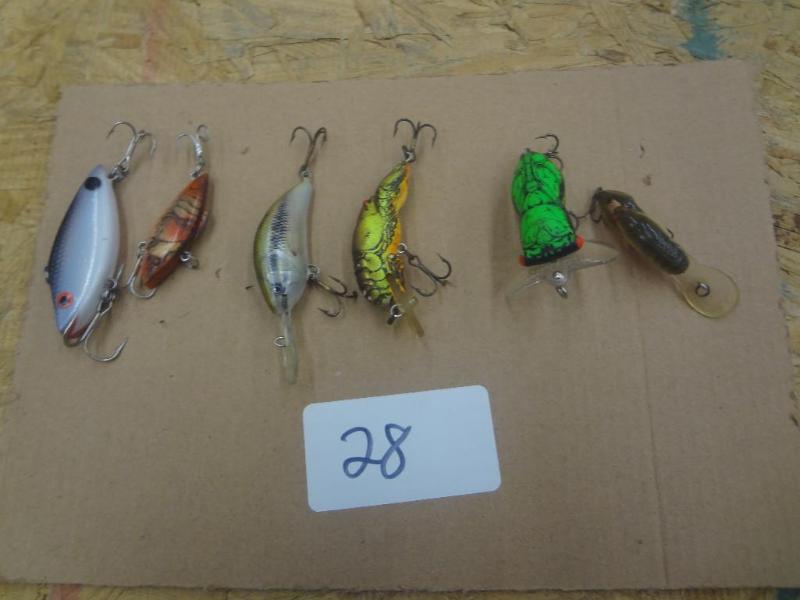 (6) Crankbait Lures...