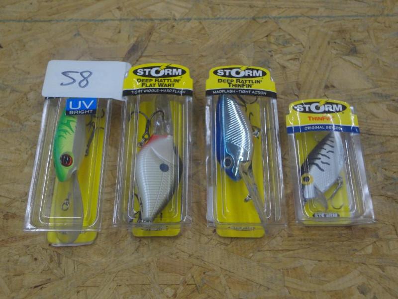 (4) New Storm Lures...