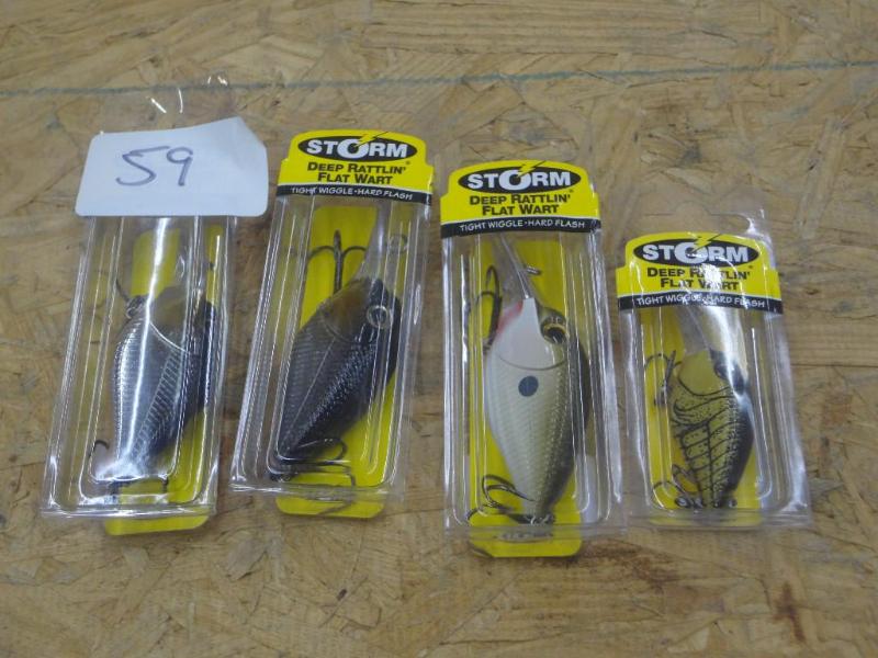 (4) New Storm Lures...