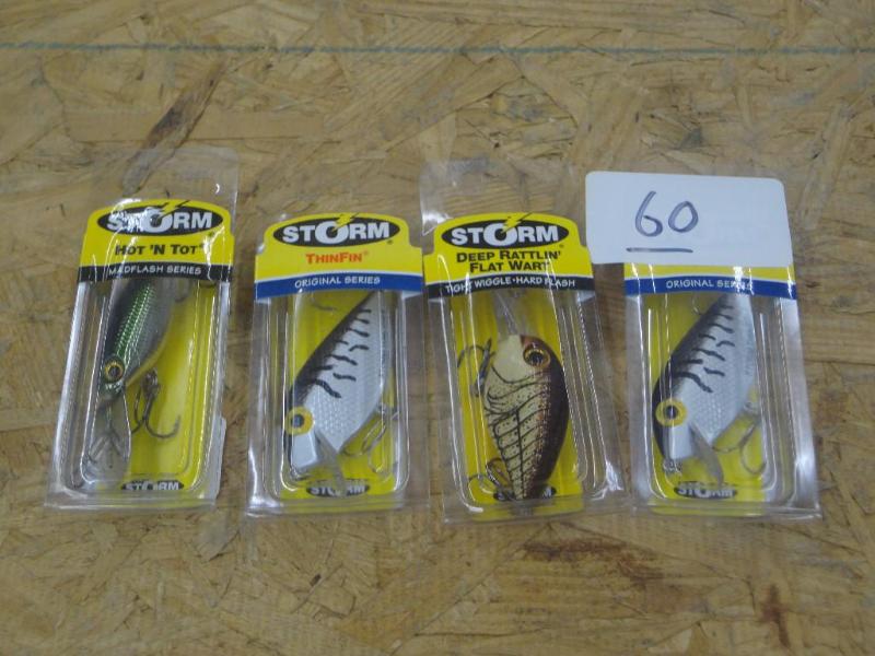 (4) New Storm Lures...