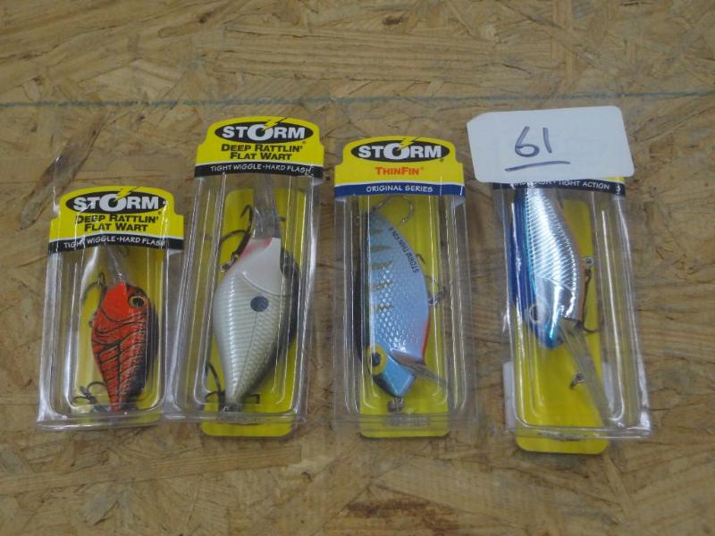 (4) New Storm Lures...