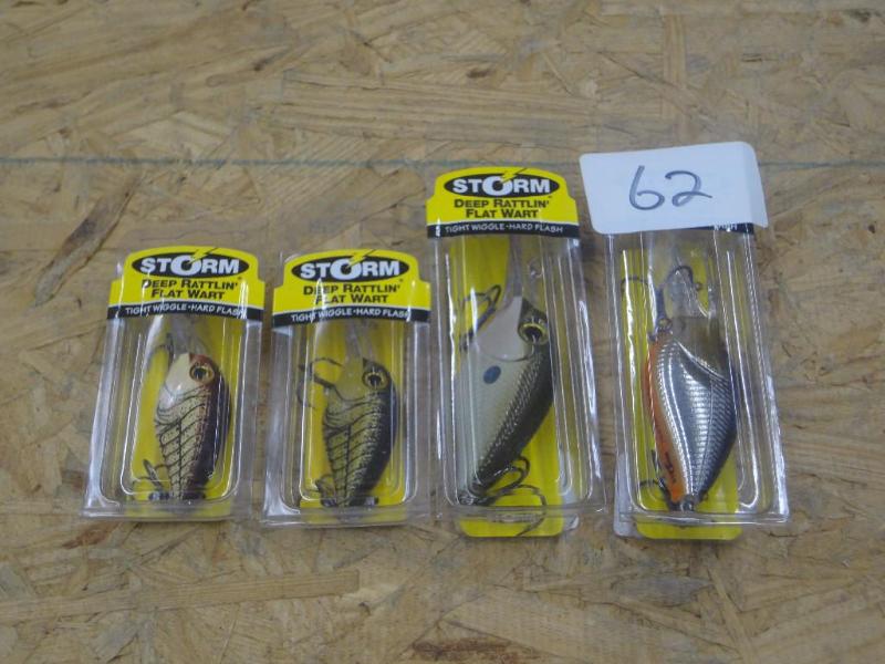 (4) New Storm Lures...
