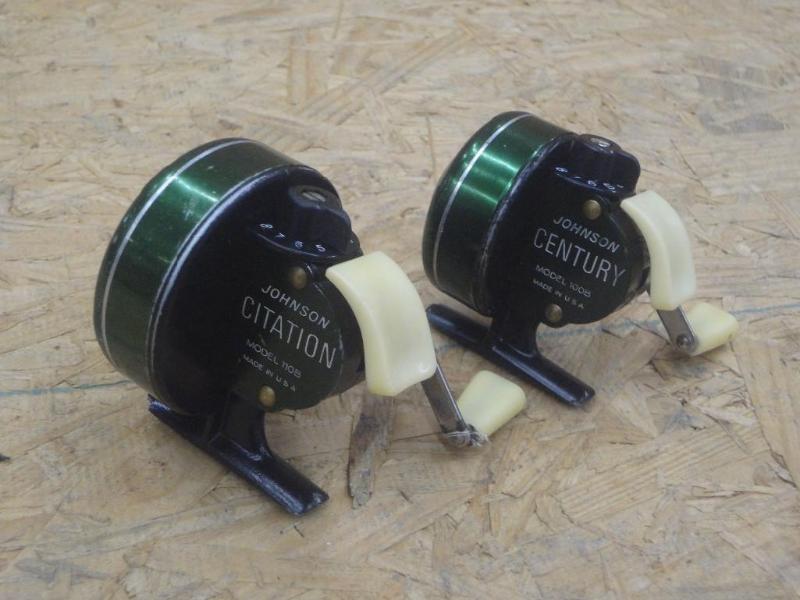 (2) Vintage Johnson Spin-Cast Reels...