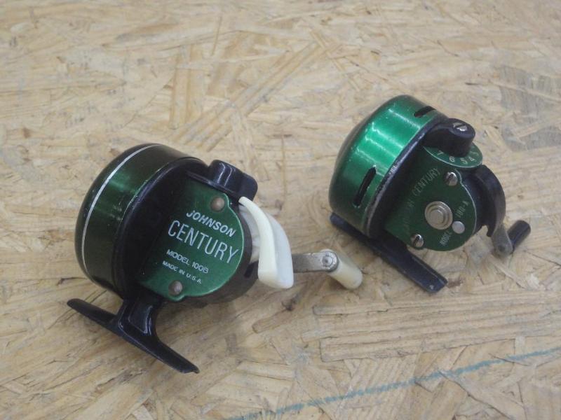 (2) Vintage Johnson Spin-Cast Reels...