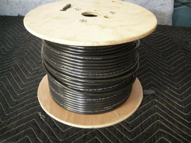 lot 25 image: Carol C5785 RG6u 75 ohm coax, 18AW...