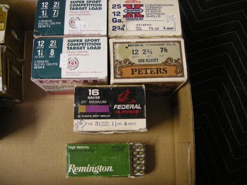 lot 35 image: Ammunition 12 gauge Western, Peter...