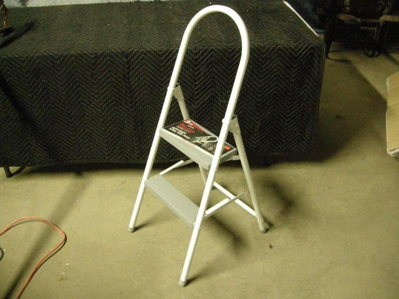lot 45 image: 2 step utility stool. Fairly clean....