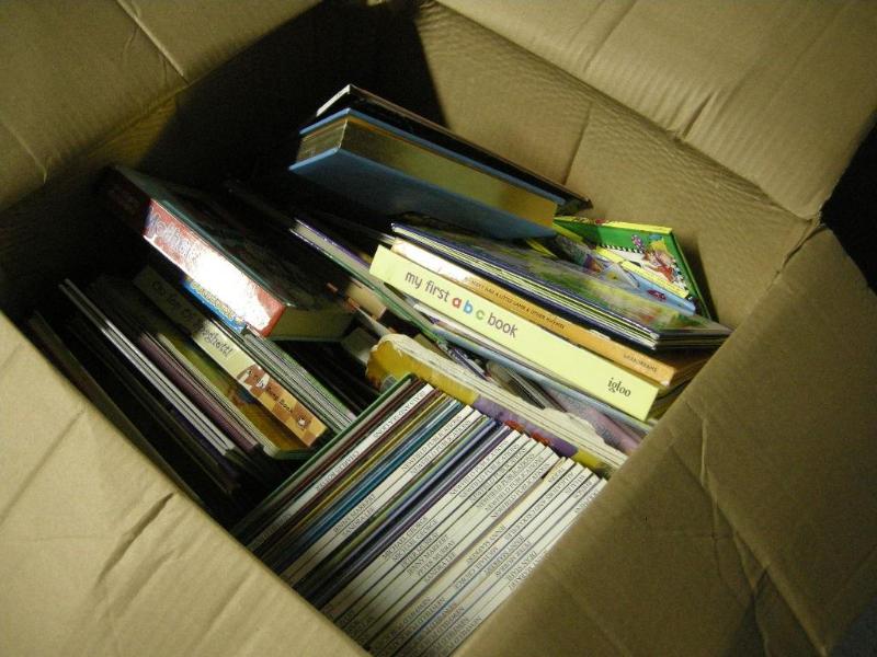 lot 67 image: Large box kids books. Nursery rhyme...