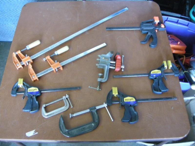 lot 76 image: Quick-grip 6" bar clamps, Jorg...