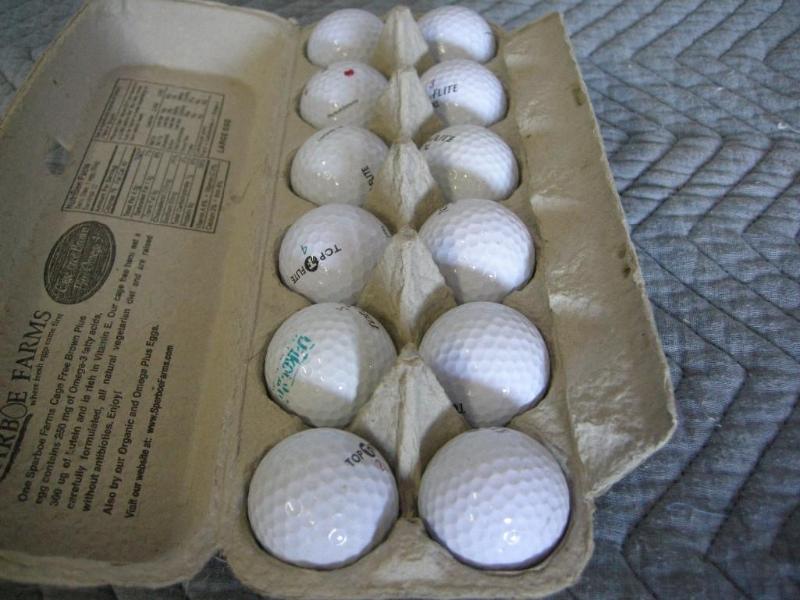 lot 91 image: 12 TopFlite golf balls XL-3000, XL,...