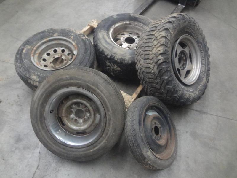 Pallet Of (5) Used Rims &amp Tires...