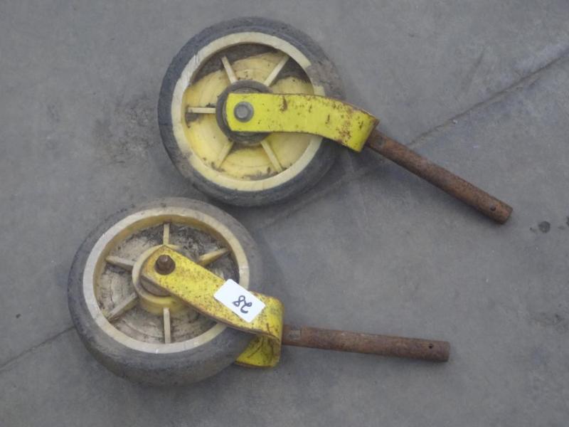 (2) Industrial Scaffolding Wheels...