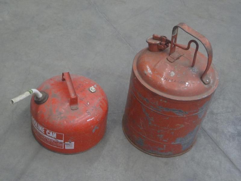 (1) 2.5 &amp (1) 5-Gallon Steel Fu...