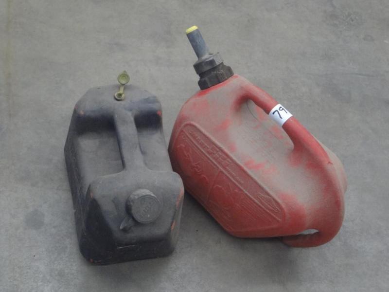 (2) Plastic Fuel Cans...