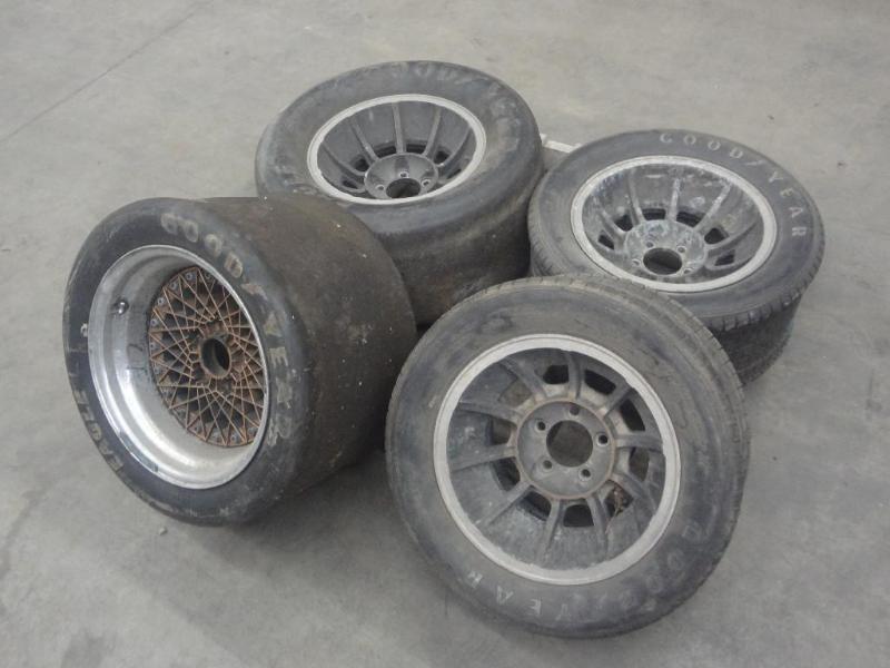 (4) Used Racing Tires &amp Rims (...