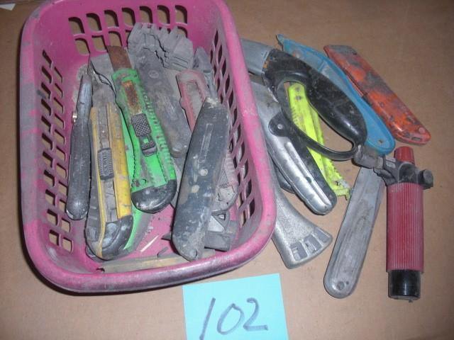 Basket of Linoleum and other types ...