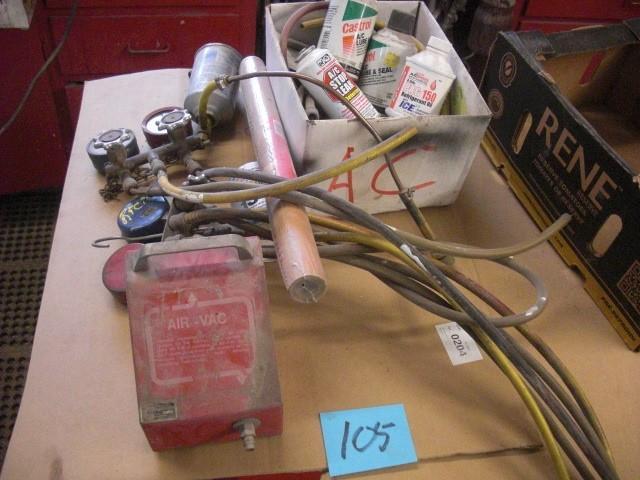Air Conditioner Servicing items. Se...