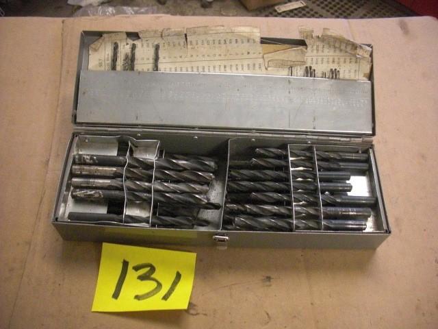 Partial set of drill bits...
